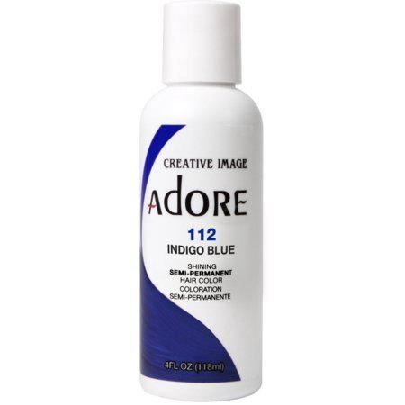 Adore Shining Semi-Permanent Haircolor #112 Indigo Blue 4oz