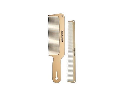BaByliss Pro GoldFX Metal Comb 2-Pack