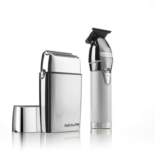 BaBylissPRO LimitedFX Silver Trimmer and Shaver Set