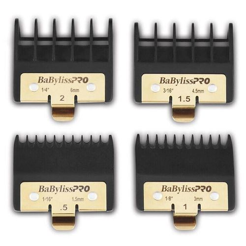 BaBylissPro Premium Trimmer Comb Attachment Guards Guides 4pcs fits FX787