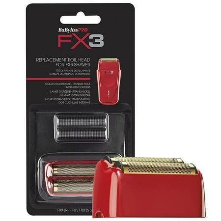 BaBylissPRO® Replacement Foils & Cutter For FX3 Double Foil Shaver (Red)