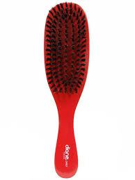 Diane Wave Firm Reinforced Boar Brush - Red