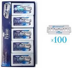Dorco 100 Piece Prime Double Edge Razor Blades