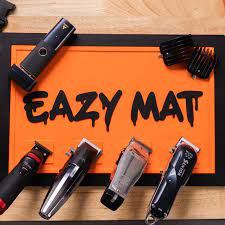 Eazy Clipz Barber Mat - Orange/ Black