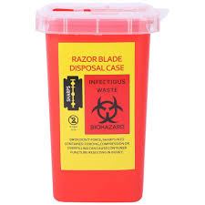 Fadezer Razor Blade Disposale Jar - Red