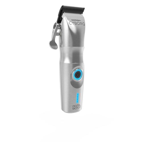 Gamma+ Cyborg Professional Metal Hair Clipper with Digital Brushless Motor