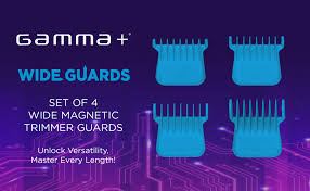 Gamma+ Wide Magnetic Hair Trimmer Guards for Gamma+ and Stylecraft Wide Trimmer Blades (41mm)