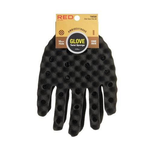 Glove Twist sponge Red by KISS