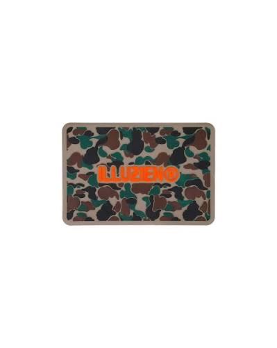 Illuzien Beef and Broccoli Safari Camo/Orange Barber Mat