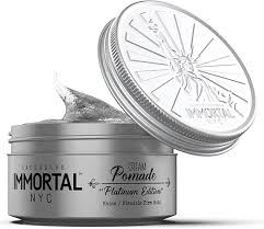 Immortal NYC Hair Styling Cream Pomade - Platinum Edition