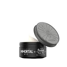 Immortal NYC Iconic Men Cream Pomade - Flex Medium/Stong Hold - Low Shine All Natural Water-Based Hair Cream Pomade for Men