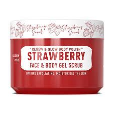 Immortal NYC Strawberry Face & Body Gel Scrub