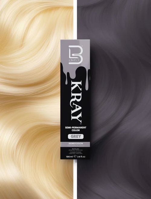 LEVEL3 Kray Grey Semi Permanent Color