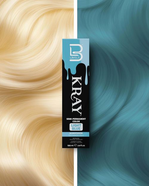 LEVEL3 Kray Light Blue Semi Permanent Color