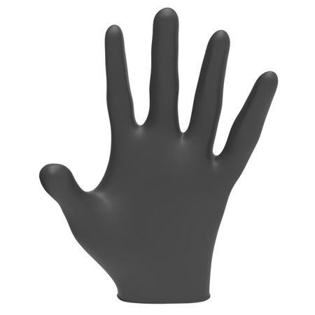 LEVEL3 Nitrile Gloves Black Medium