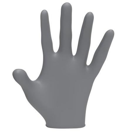 LEVEL3 Nitrile Gloves Liquid Metal Small