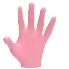 LEVEL3 Nitrile Gloves Pink Pearl Medium