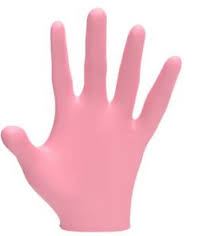 LEVEL3 Nitrile Gloves Pink Pearl Small