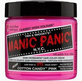 Manic Panic Cotton Candy Pink Semi-Permanent Hair Dye
