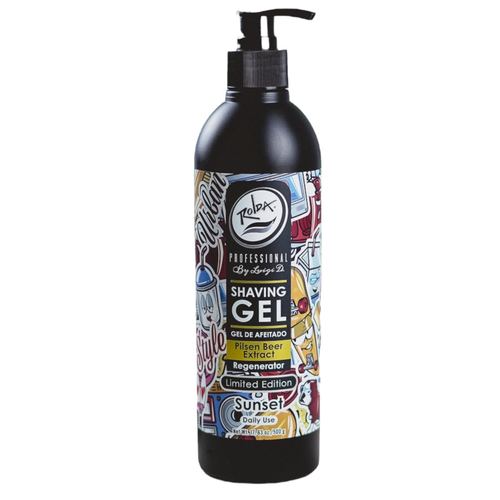 Rolda Pilsen Beer Shaving Gel For Sensitive Skin 17.63 oz