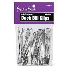 Soft ‘N Style Duckbill Clips