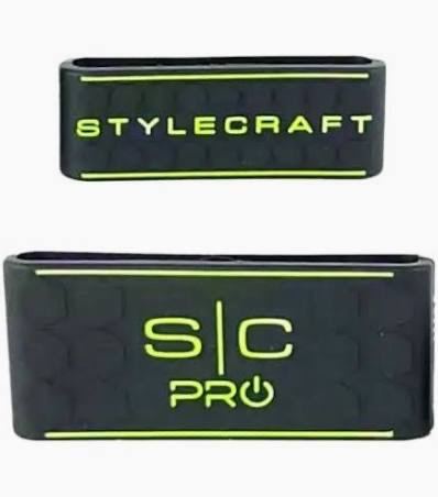 Stylecraft Clipper & Trimmer Grips Black & Green Sc316B