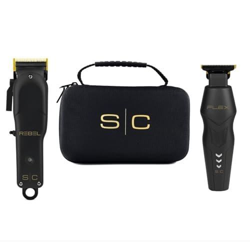StyleCraft Flex Trimmer and Rebel Clipper Super Set with Tight Guards