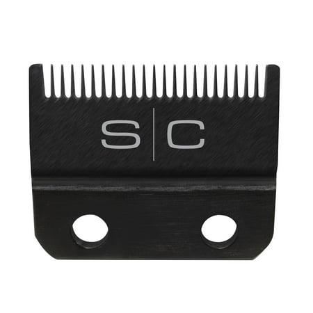 StyleCraft Replacement Fixed Black Diamond Carbon DLC Fade Clipper Blade
