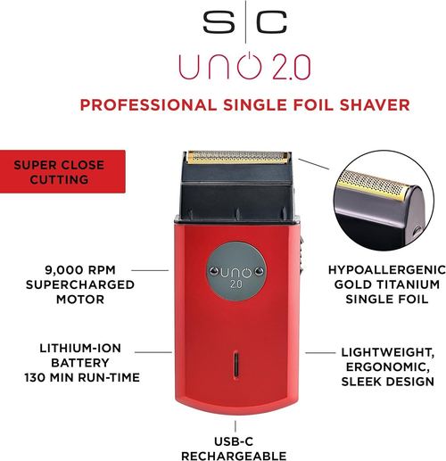 StyleCraft Uno 2.0 Cordless Shaver with Single Foil
