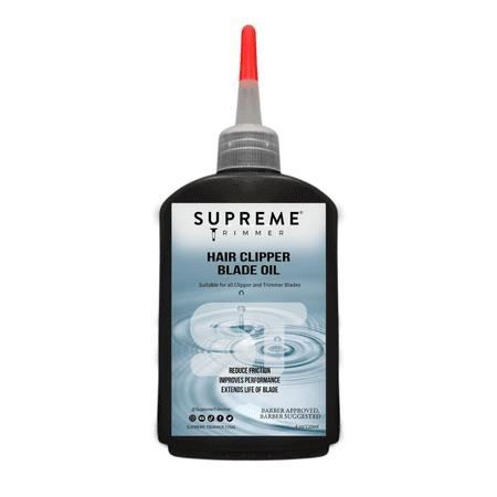 Supreme Trimmer Hair Clipper Blade Oil - For Lubricating Trimmer & Clipper Blades (4 fl oz) Corrosion for Anti-Rust