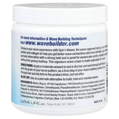 Wavebuilder Spin N Waves Holding Cream 8oz
